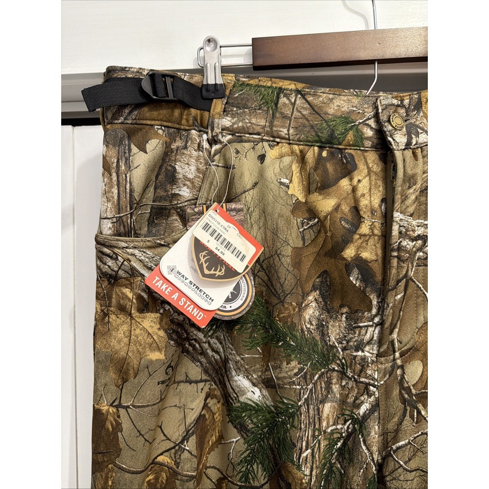 NEW Drake Non-Typical Fleece Lined Pants Men's Sz XXL, RealTree Xtra‎ Camo - Picture 2 of 14